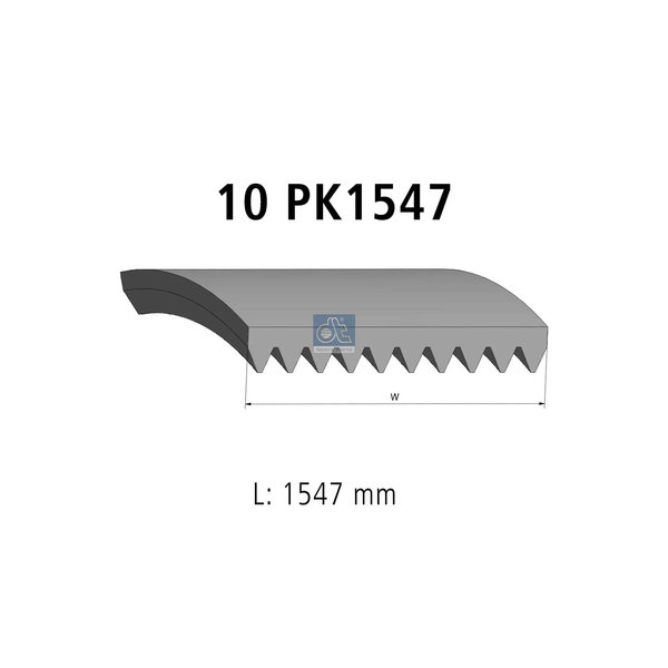 Multiribbed belt 2.21202 DIESEL TECHNIC
